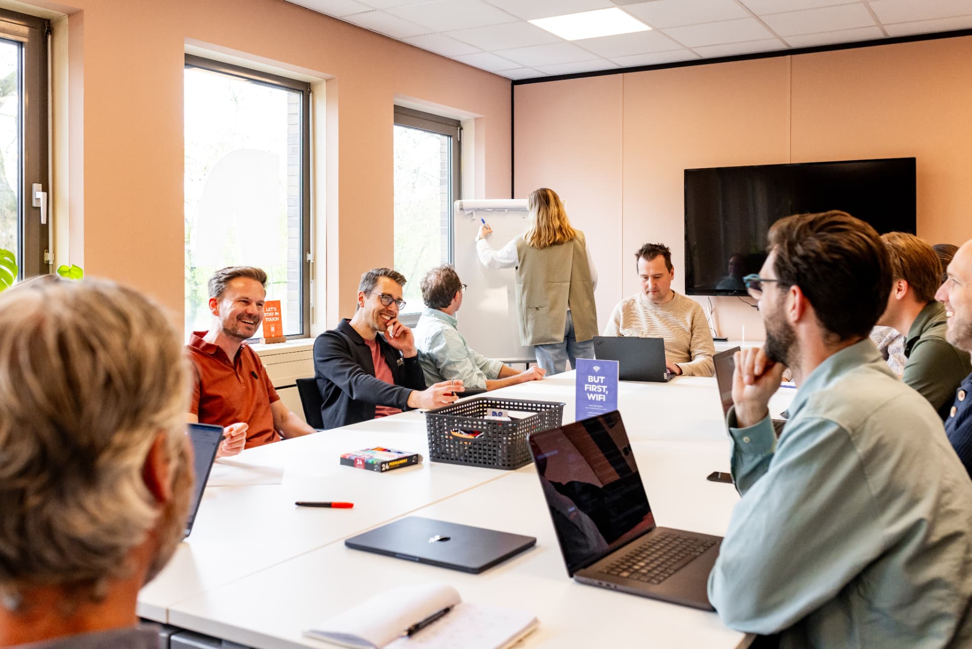 Maarten werkt met een team aan betere systemen